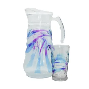 NICE ONE GLASS & JUG SET 7PC ASSORTED