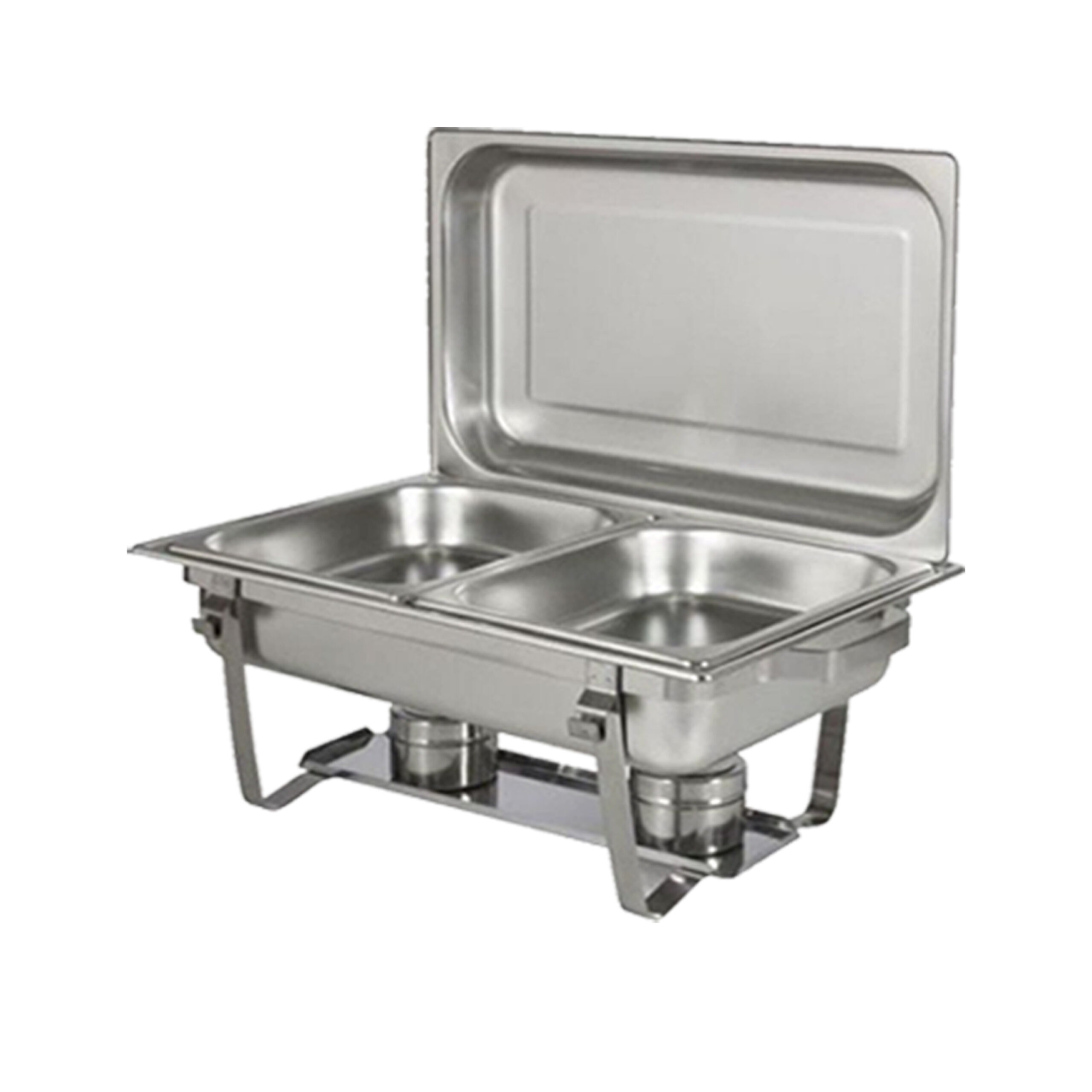 NICE ONE  STAINLESS STEEL DOUBLE CHAFING DISH  11L