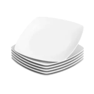 PORCELAIN SQUARE PLATE 10.5" (1x30)