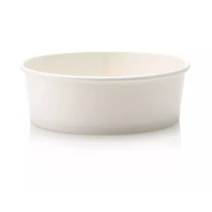 SALAD BOWL WHITE  590ml/20 Oz  (1x45)