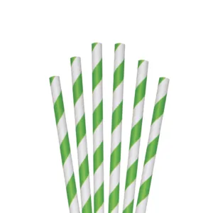 PAPER STRAWS 200x5mm ASSORTED (1x20)