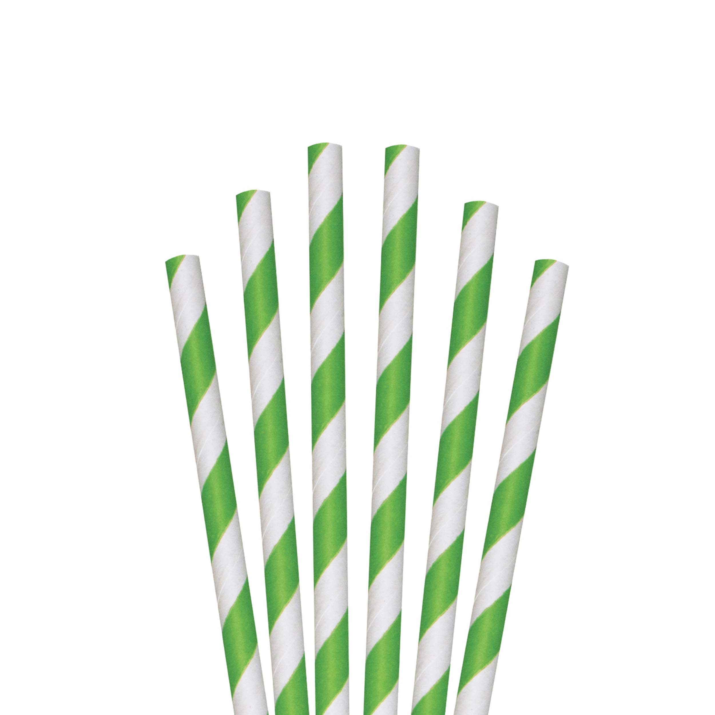 PACK(20) PAPER STRAWS STRIPED