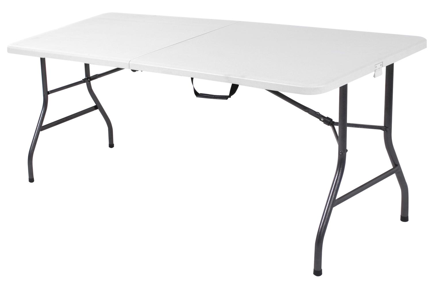 FOLDING TABLE
WHITE PLASTIC
TOP  1.8mtx700mm
