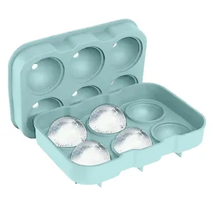 HOME CLASSIX SILICONE 6 ICE BALL MOULD 18.5x13x5cm