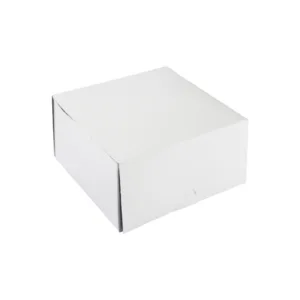 CAKE BOX WHITE 6x6x2" (1x100)