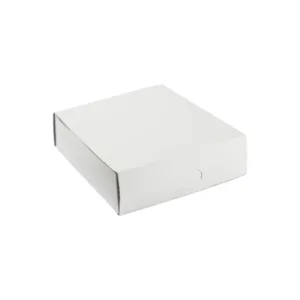 CAKE BOX WHITE 6x6x3" (1x100)
