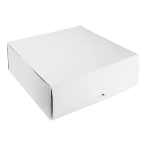 CAKE BOX WHITE 9x9x3" (1x100)