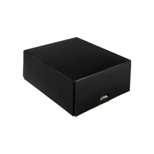 CUPCAKE BOX 4's 160x160x75mm BLACK