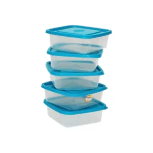 FORMOSA PLASTIC SQUARE STORAGE CONTAINER 800CC (1x5)