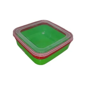 FORMOSA PLASTIC 2 TONE FOOD SAVER SQUARE 2500ml