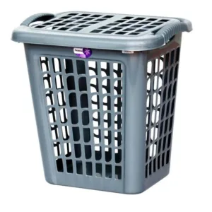 FORMOSA PLASTIC DEBBIE LAUNDRY BASKET GREY 75lt