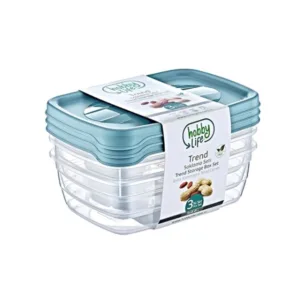 HOBBY LIFE TREND RECT STORAGE BOX 600ml (1x3)