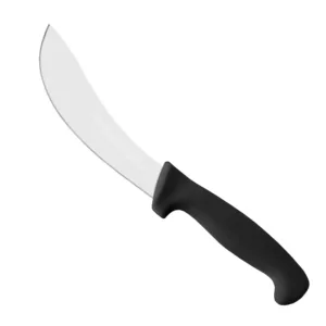 BRENTWOOD CURVED SKINNING KNIFE BLACK