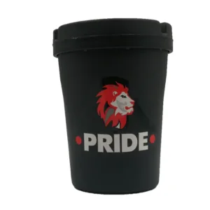 PRIDE  CIGARETTE BUTT BLACK ASHTRAY