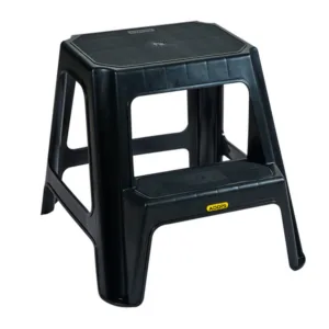 ADDIS DOUBLE STEP STOOL BLACK