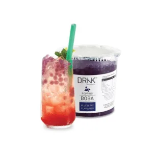DRNK POPPING BOBA 1/1.2kg BLUEBERRY FLAVOURED