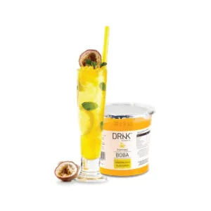 DRNK POPPING BOBA 1/1.2kg PASSION FRUIT FLAVOURED