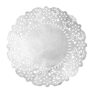 DOILIES SILVER FOIL ROUND 150mm (1x24)