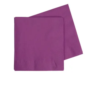 100 SERVIETTES 2PLY "PURPLISH RED" (TBD)