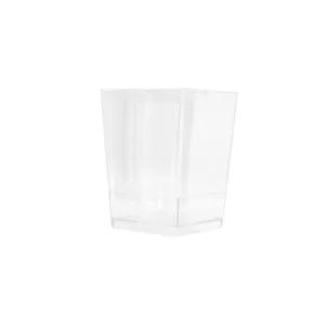 ACRYLIC DESSERT SQUARE CUP 80x40mm (1x20) (TBD)