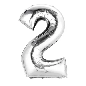 BALLOON FOIL 32" SILVER NO. 2 (AIR ONLY) (TBD)