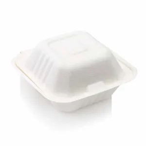 BURGER BAGASSE CLAM 15.4x15.6x7cm (1x50) (TBD)
