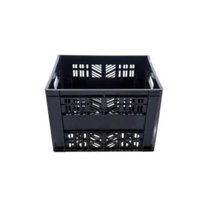 DAIRY CRATE BLACK 415mm l x 325mm w x 310mm h