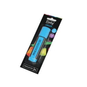 CROXLEY HIGHLIGHTER BLUE CARDED