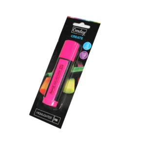 CROXLEY HIGHLIGHTER PINK CARDED
