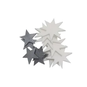 FONDANT DECORATION  STARS LARGE & SMALL  (#13)