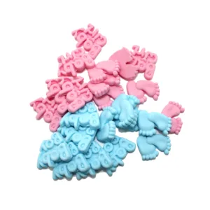 FONDANT DECORATION  BABY GIRL/BOY AND FEET  (#32)