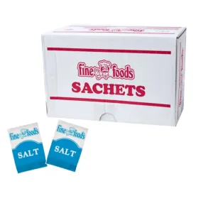 FINE FOODS SALT SACHETS (1000 x 1.22g)