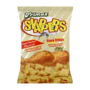 FRIMAX SNAPPERS FRIED CHICKEN FLAVOURED CORN CHIPS 150g