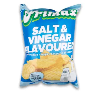 FRIMAX SALT & VINEGAR FLAVOURED POTATO CHIPS 125g