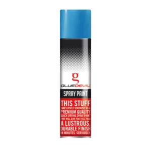GLUE DEVIL SPRAY 300ml METALLIC LIGHT BLUE