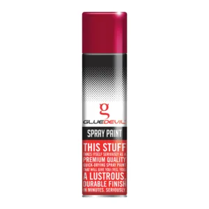 GLUE DEVIL SPRAY 300ml METALLIC RED