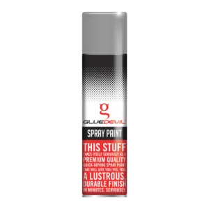 GLUE DEVIL SPRAY 300ml METALLIC SILVER