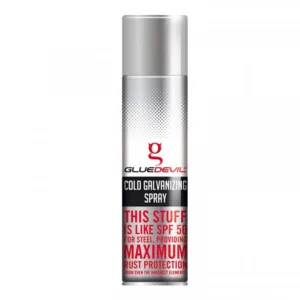 GLUE DEVIL SPRAY PAINT 300ml COLD ZINC GALVANISED