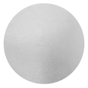 H-SELECT CAKE BOARD THIN ROUND SILVER 12" (1x5) (TBD)