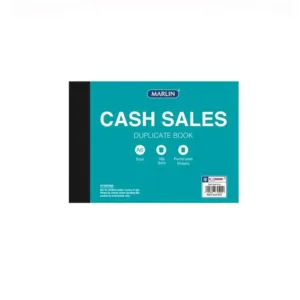 MARLIN DUPLICATE A6 CASH SALE BOOK