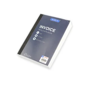 MARLIN TRIPLICATE A5 INVOICE BOOK