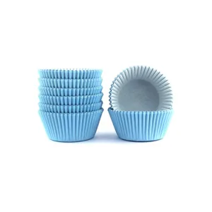 CARMEN MUFFIN CUPS SOLID BLUE 50x32