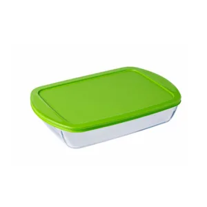 PYREX COOK & STORE SHALLOW RECT. DISH WITH LID 800ML (TBD)