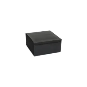 PAPER DRAWER BOX PVC LID BLACK 10x10x5cm