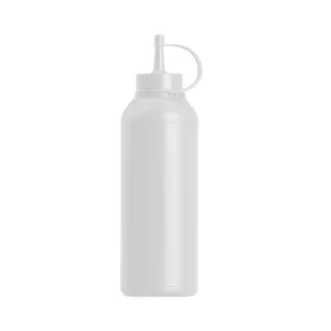 CLEAR PLASTIC SAUCE BOTTLE 500ML