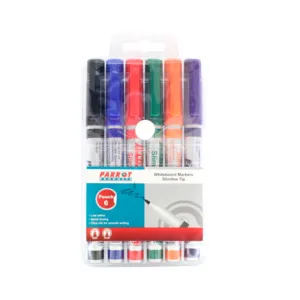 PARROT WHITEBOARD MARKER SLIMLINE TIP (1x6) (TBD)