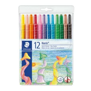 STAEDTLER WAX TWISTERS (12COLOURS)