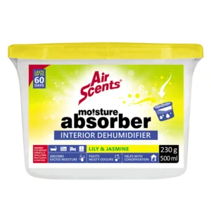 AIR SCENT MOISTURE ABSORBER DEHUMIDIFIER 500ml LILY & JASMIN