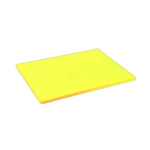 STEEL KING CUTTING BOARD YELLOW 380x250x13mm