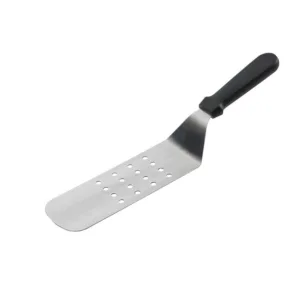 SUNNEX SS PERFORATED TURNER BLACK HANDLE 200mm